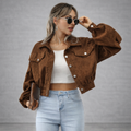 Chaqueta corta de pana