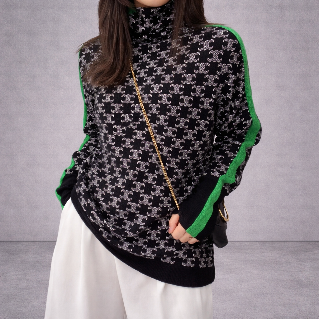 Jersey de cuello alto Sibyl