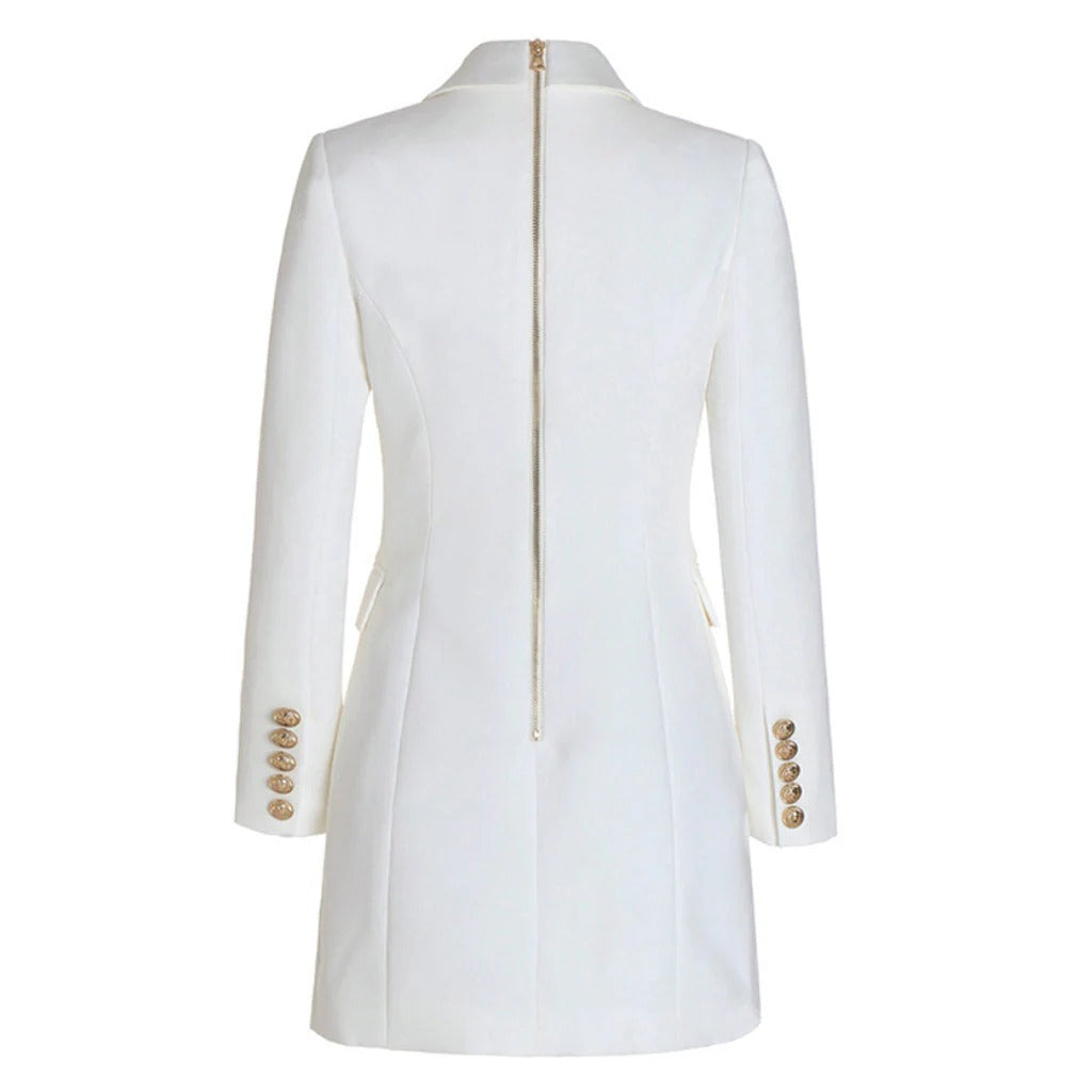 Vestido corto tipo blazer