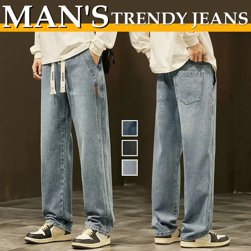 Pantalones vaqueros retro para hombre