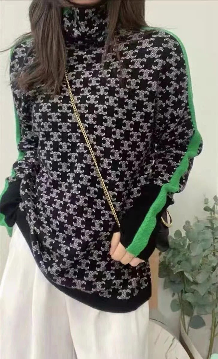Jersey de cuello alto Sibyl