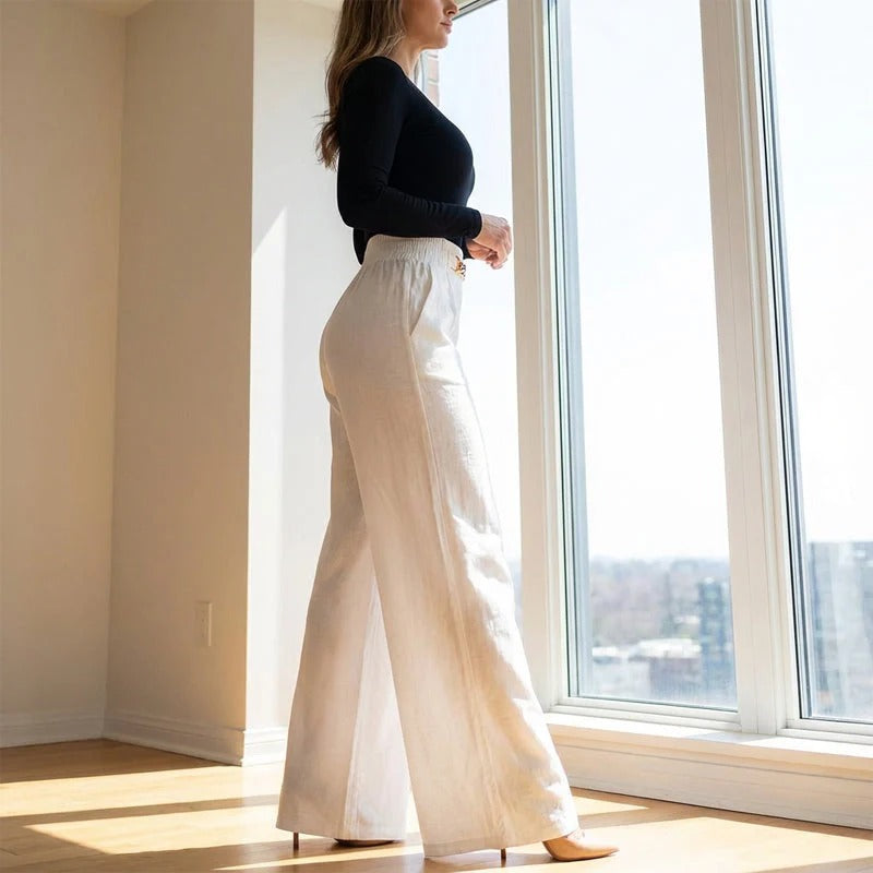 Pantalones de lino para mujer