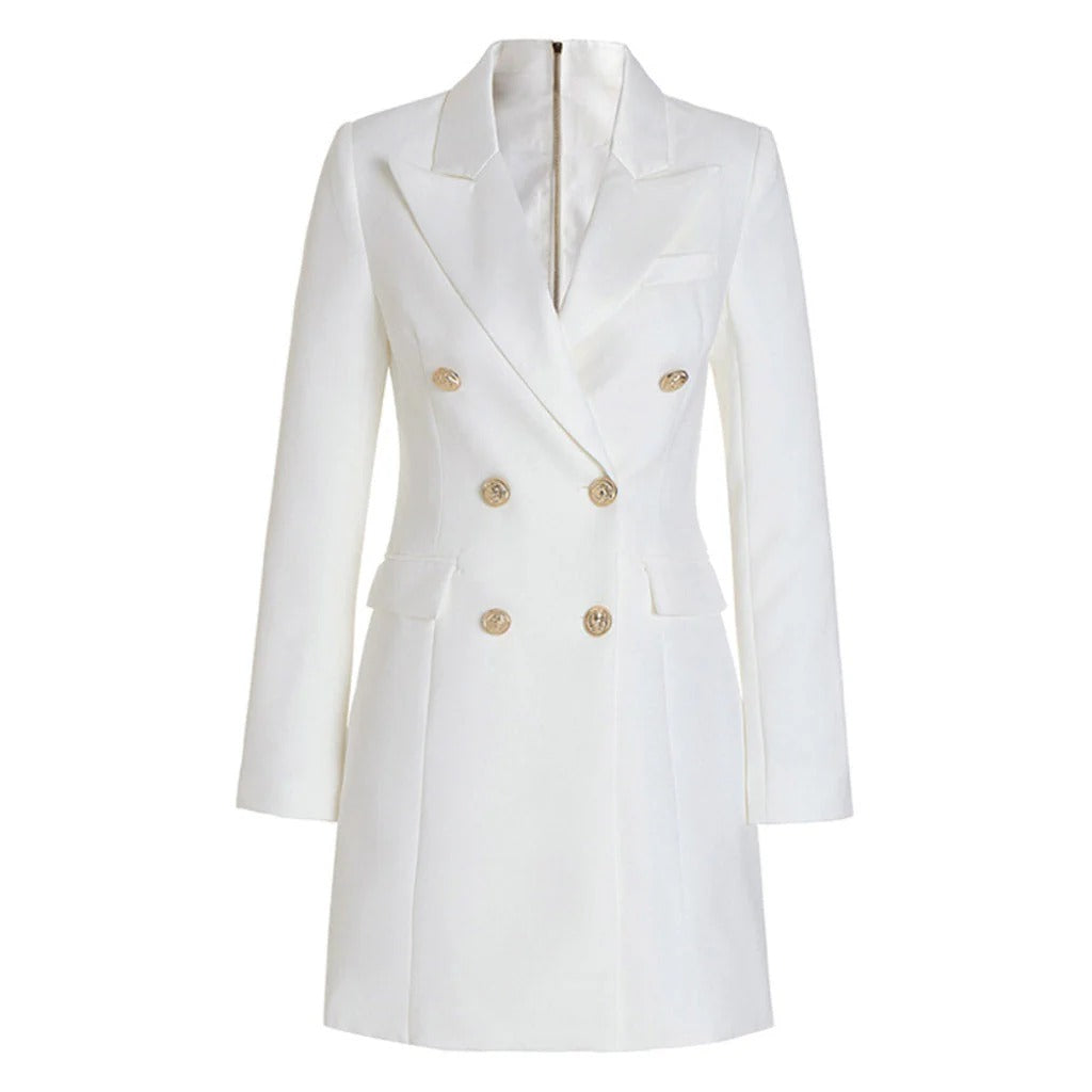 Vestido corto tipo blazer